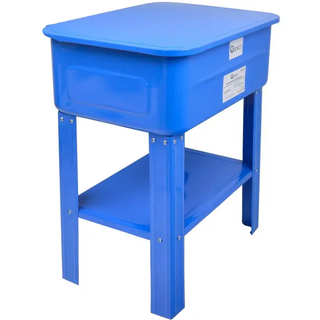 GEKO Onderdelenreiniger - 80L - Flexibele borstel - Metalen sproeikop - 230V pomp