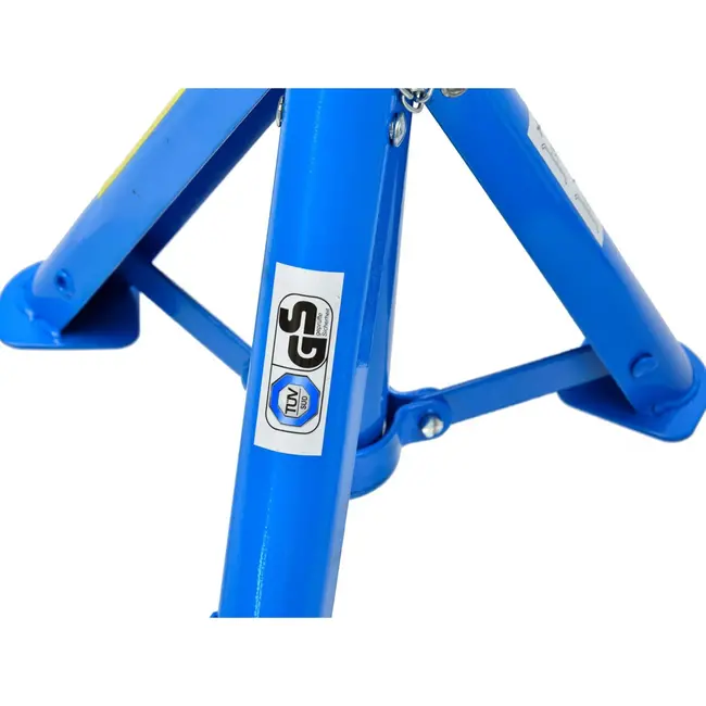 GEKO Opvouwbare assteunen - 2 ton - Veiligheidspin - Compact ontwerp - Hoogte verstelbaar - Set van 2