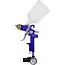 GEKO HVLP verfspuitpistool - 1,4 mm nozzle - met luchtregelaar - aluminium behuizing