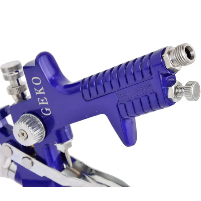 GEKO HVLP verfspuitpistool - 1,4 mm nozzle - met luchtregelaar - aluminium behuizing