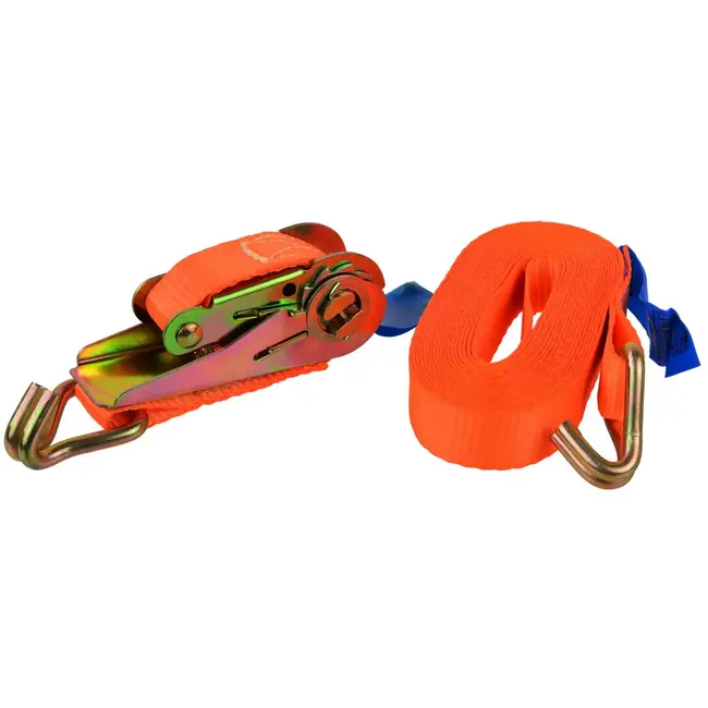GEKO Rateltrekband - 5m - 1000 kg - Polyester - J-haken