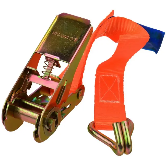 GEKO Rateltrekband - 5m - 1000 kg - Polyester - J-haken