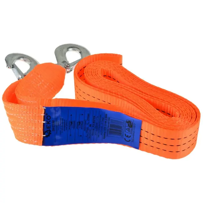 GEKO Sleepkabel - 4m lengte - 3000 kg capaciteit - Polyester - Inclusief haken