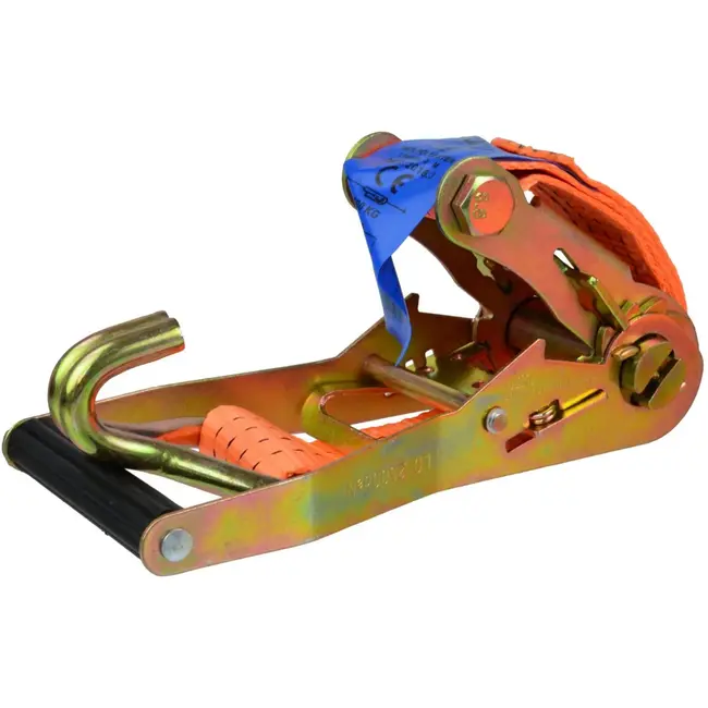 GEKO Ratelbanden met J-haken - 3 m - 4000 kg - 50 mm breed - Weerbestendig polyester