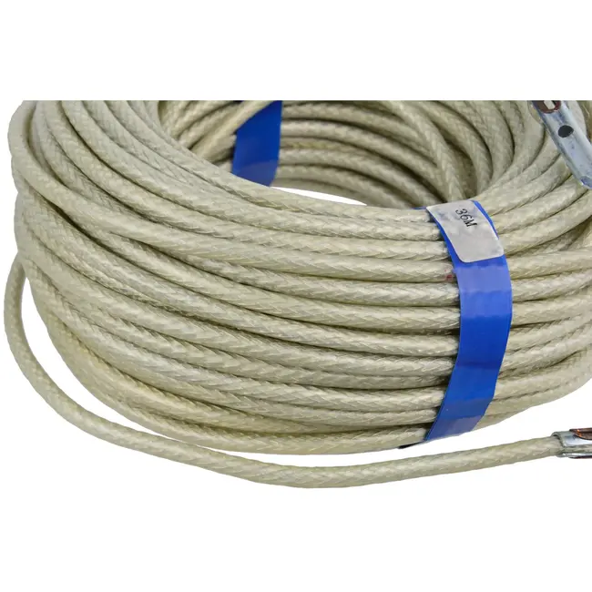GEKO TIR-kabel - 6mm staal - 36m lengte - PVC-coating