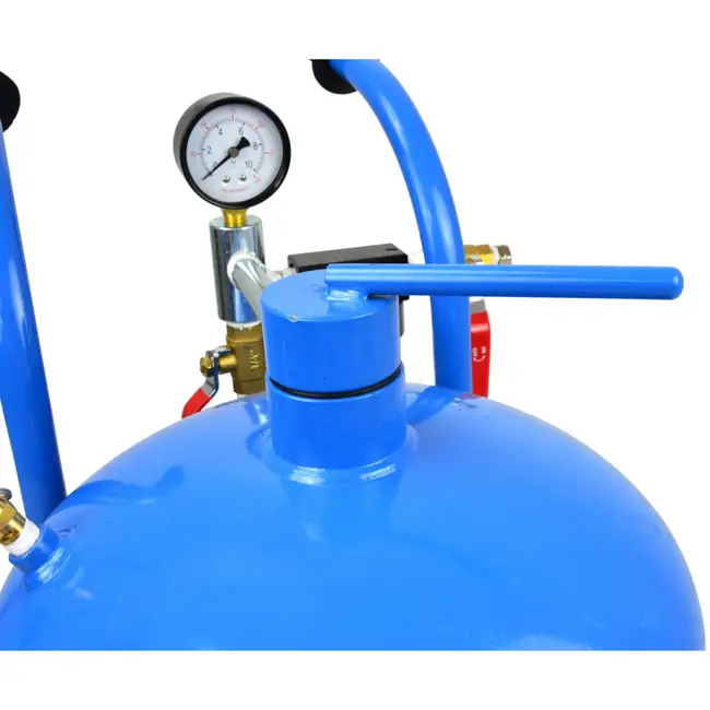 GEKO Zandstraaldrukvat - 38L - Met accessoires - Stabiele constructie - Inclusief 2,5m slang en nozzles