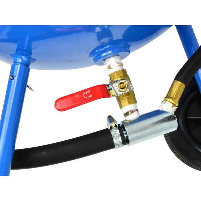 GEKO Zandstraaldrukvat - 38L - Met accessoires - Stabiele constructie - Inclusief 2,5m slang en nozzles