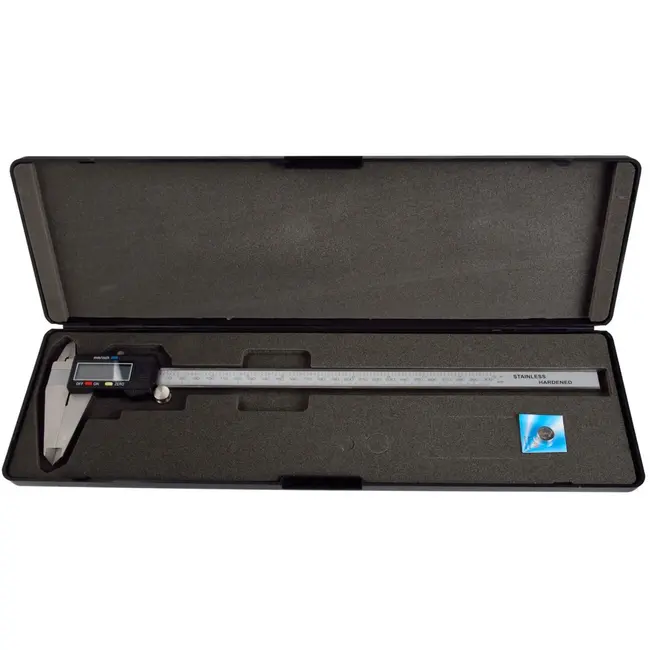 GEKO Digitale schuifmaat - roestvrij staal - 300 mm - 0,01 mm resolutie