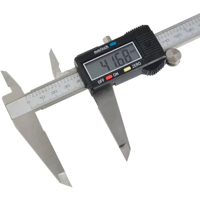 GEKO Digitale schuifmaat - roestvrij staal - 300 mm - 0,01 mm resolutie