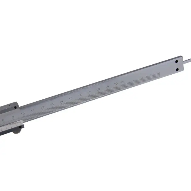 GEKO Vernier schuifmaat - precisie meting - roestvrij staal - 200 mm - 0,02 mm resolutie