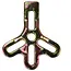 GEKO 13-delige trekker set - gehard staal - gelijkmatige druk - 125x105 mm