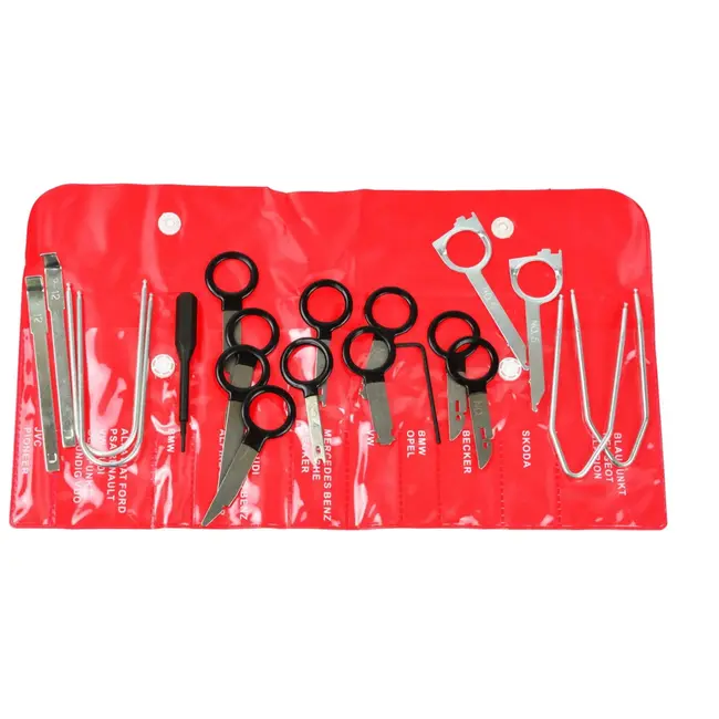 GEKO Radio demontageset - 20-delig - Geschikt voor diverse automerken en radiomerken