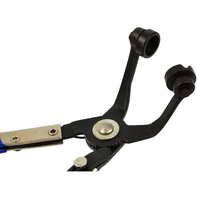 GEKO Slangklemmen Tang - Gebogen Bekken - 8-staps Vergrendeling - 212 mm - Comfort Grip