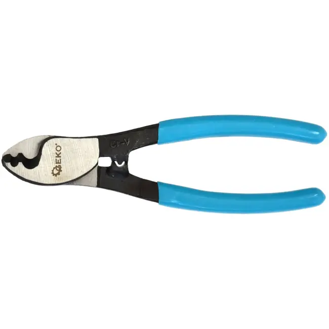 GEKO Kabelkniptang - Max. 9 mm - Hoogwaardig staal - Antislip handvat - 150 mm