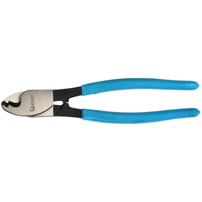 GEKO Kabelkniptang - Hoogwaardige Staal - Antislip Handvat - 200 mm - Max. 11 mm Snijcapaciteit