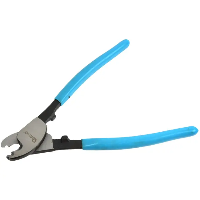 GEKO Kabelkniptang - Hoogwaardige Staal - Antislip Handvat - 200 mm - Max. 11 mm Snijcapaciteit