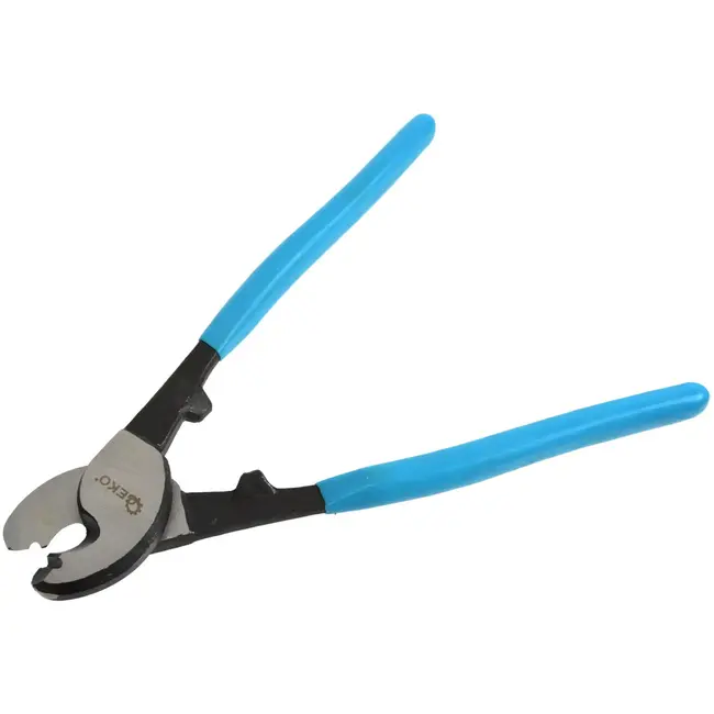 GEKO Kabelkniptang - Speciaal Profiel - Hoogwaardig Staal - 250 mm - PVC Handvatten