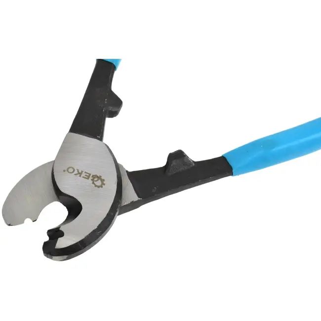 GEKO Kabelkniptang - Speciaal Profiel - Hoogwaardig Staal - 250 mm - PVC Handvatten