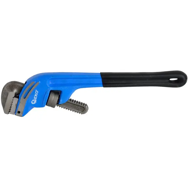 GEKO Heavy-duty pijpsleutel - eindstukken - compact ontwerp - 69 mm capaciteit - 46 cm lengte