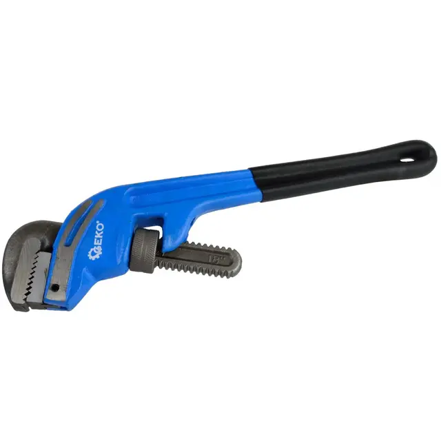 GEKO Heavy-duty pijpsleutel - eindstukken - compact ontwerp - 69 mm capaciteit - 46 cm lengte