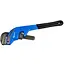 GEKO Heavy-duty pijpsleutel - eindstukken - compact ontwerp - 69 mm capaciteit - 46 cm lengte