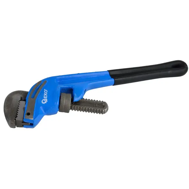 GEKO Heavy-duty pijpsleutel - eindstukken - compact ontwerp - 69 mm capaciteit - 46 cm lengte