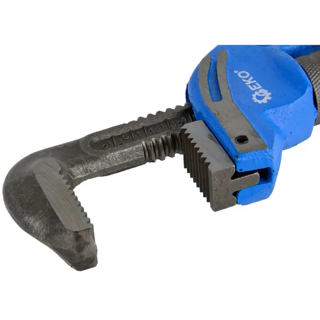 GEKO Heavy-duty pijpsleutel - eindstukken - compact ontwerp - 69 mm capaciteit - 46 cm lengte