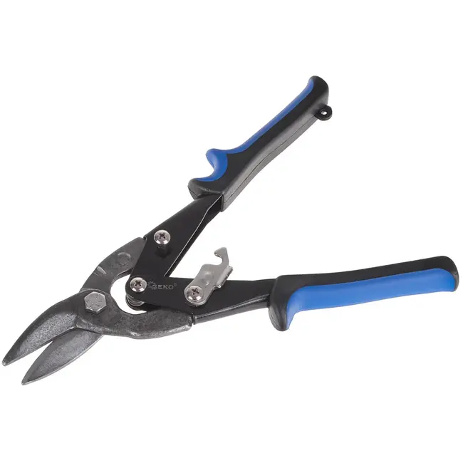 GEKO Rechts snijdende blikschaar - 250 mm - Ergonomische grip - Getande bladen