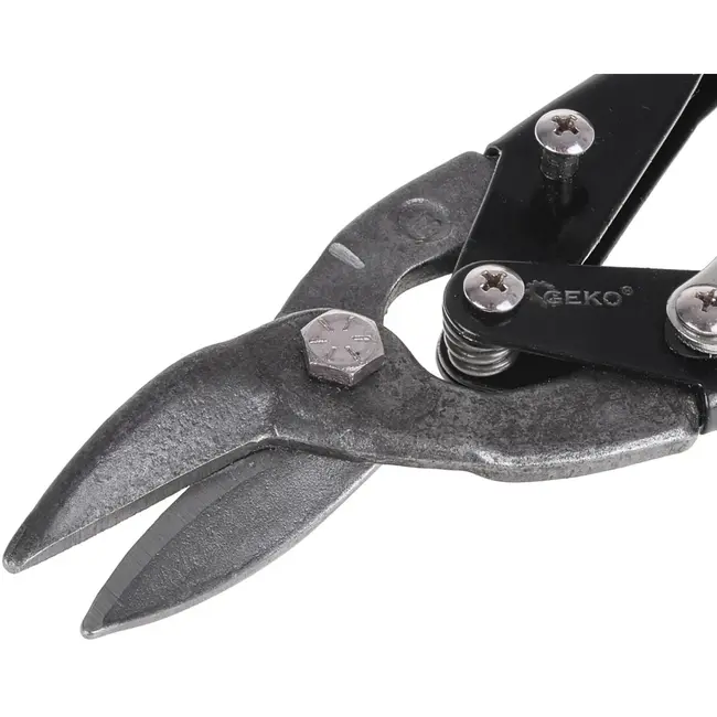 GEKO Rechts snijdende blikschaar - 250 mm - Ergonomische grip - Getande bladen