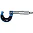 GEKO Mechanische buitenmicrometer - nauwkeurig 0,01 mm - bereik 0-25 mm - met ratelstop en spindelvergrendeling