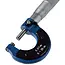 GEKO Mechanische buitenmicrometer - nauwkeurig 0,01 mm - bereik 0-25 mm - met ratelstop en spindelvergrendeling