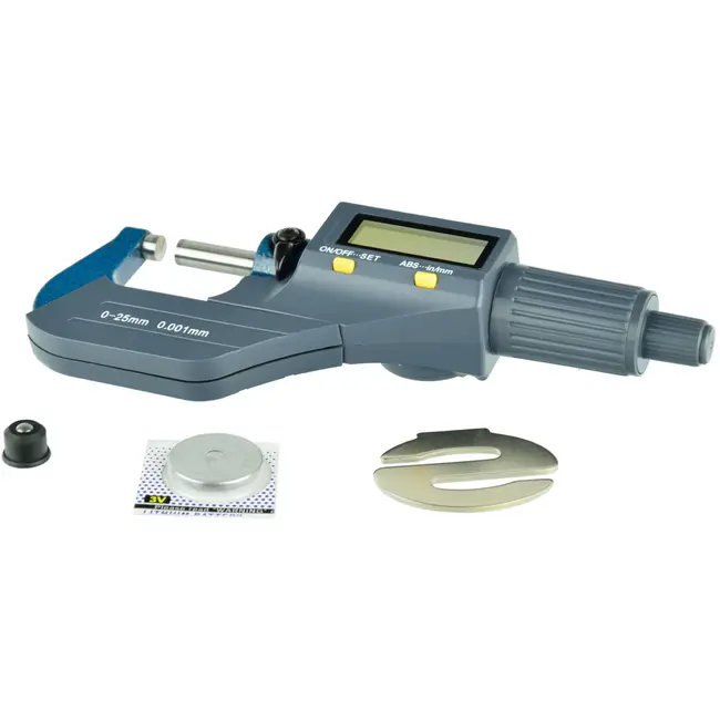 GEKO Elektronische buitenmicrometer - nauwkeurig meten - 0-25 mm - LCD display