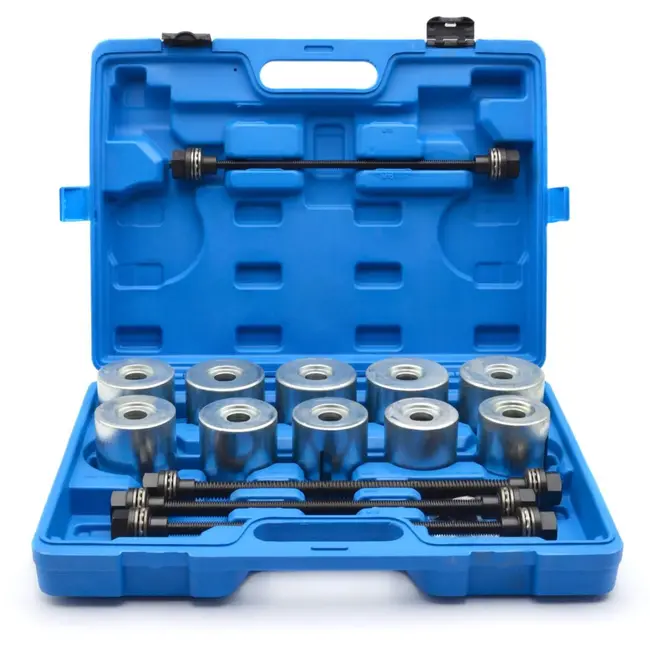 GEKO 24-delige pers- en trekbussen set - veelzijdig - voor rubber en lagers