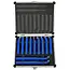 GEKO Draaigereedschapset - 11-delig - Carbide - 10x10 mm - Inclusief aluminium koffer