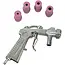 GEKO Zandstraalpistool - Aluminium - Inclusief 4 keramische mondstukken - 4-7 mm