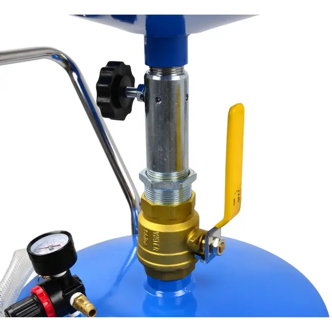 GEKO Olieopvangsysteem - 70L - Verstelbare hoogte - Mobiel ontwerp - Drukventiel