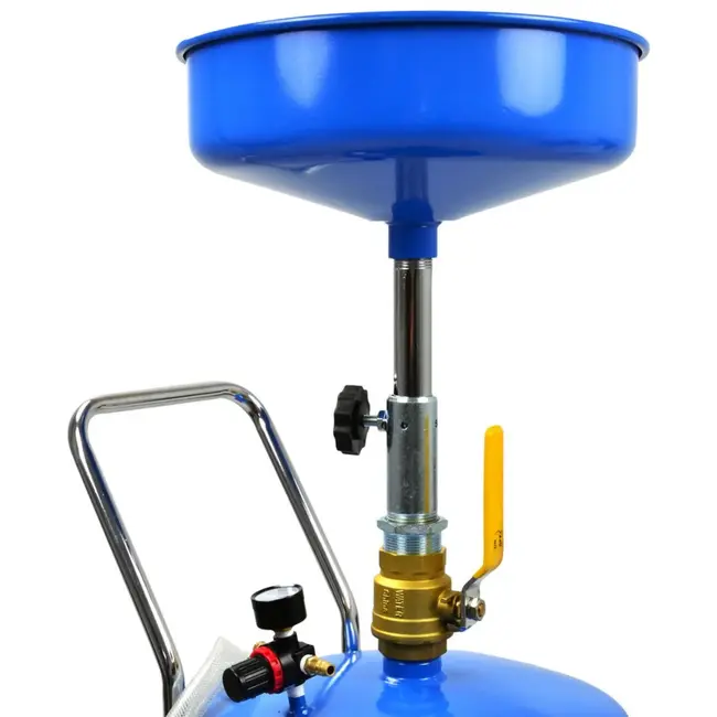 GEKO Olieopvangsysteem - 70L - Verstelbare hoogte - Mobiel ontwerp - Drukventiel