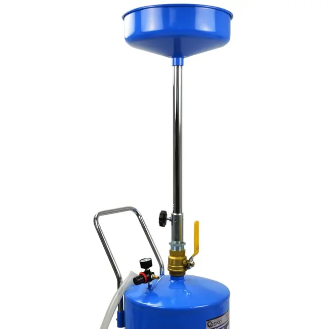 GEKO Olieopvangsysteem - 70L - Verstelbare hoogte - Mobiel ontwerp - Drukventiel