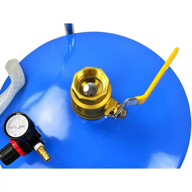 GEKO Olieopvangsysteem - 70L - Verstelbare hoogte - Mobiel ontwerp - Drukventiel