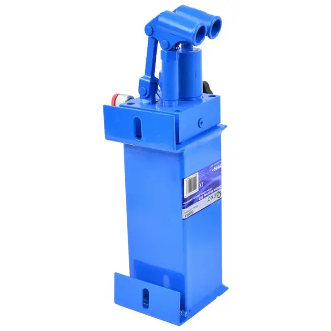 GEKO 20 ton werkplaatspers set - cilinder, 2-snelheden pomp, manometer, slang