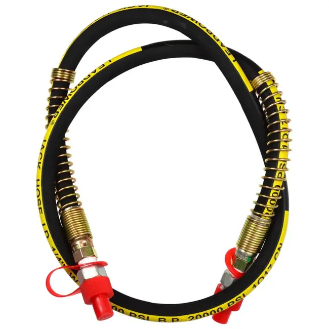 GEKO 20 ton werkplaatspers set - cilinder, 2-snelheden pomp, manometer, slang