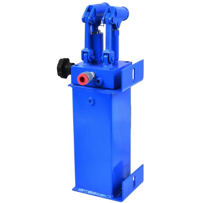 GEKO 30 ton werkplaatspers set - cilinder, 2-snelheden pomp, manometer en slang