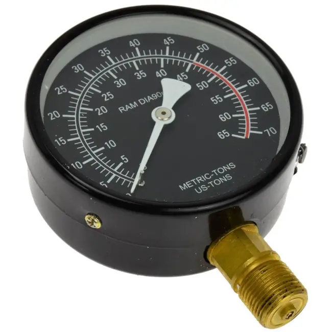 GEKO 50 ton persset - cilinder met veren - 2-snelheden pomp - manometer met slang