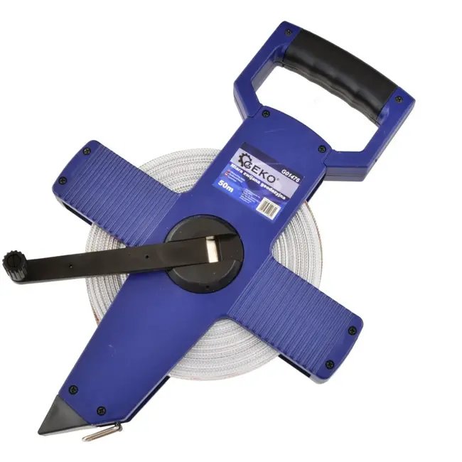 GEKO Open frame meetlint - 50 m - glasvezel - inklapbare hendel