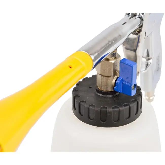 GEKO Luchtreinigingspistool - Met reservoir - Krachtige reiniging - Voor moeilijk bereikbare plekken - 1 liter