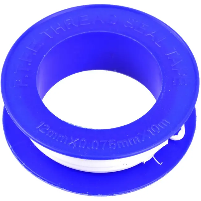 GEKO PTFE afdichtingstape - 12 mm breed - 10 m lang - wit - 12 stuks