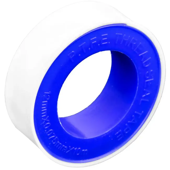 GEKO PTFE afdichtingstape - 12 mm breed - 10 m lang - wit - 12 stuks