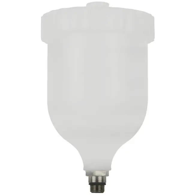 GEKO Plastic verfspuitbeker - 600 ml - externe schroefdraad