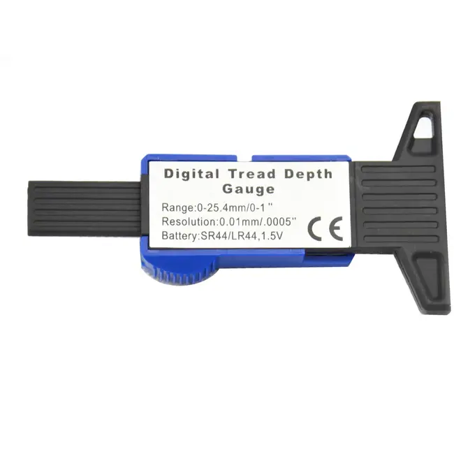 GEKO Digitale dieptemeter - LCD display - 0-25,4 mm - snelle kalibratie