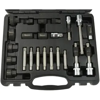 GEKO 22-delige alternatorpoelieset - veelzijdig - voor diverse automerken